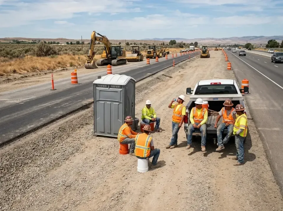 highway-road-construction-crew-007 — frequently asked questions, Porta Potty and Restroom Rentals in Charles City, IA